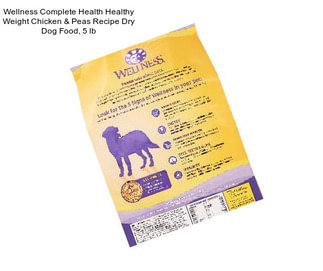 Wellness Complete Health Healthy Weight Chicken & Peas Recipe Dry Dog Food, 5 lb