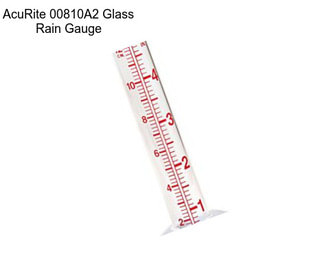 AcuRite 00810A2 Glass Rain Gauge