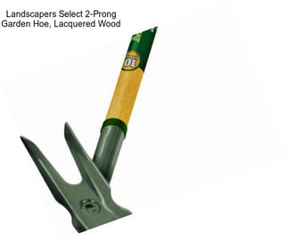 Landscapers Select 2-Prong Garden Hoe, Lacquered Wood