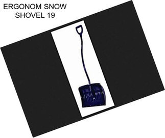 ERGONOM SNOW SHOVEL 19\