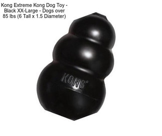 Kong Extreme Kong Dog Toy - Black XX-Large - Dogs over 85 lbs (6\