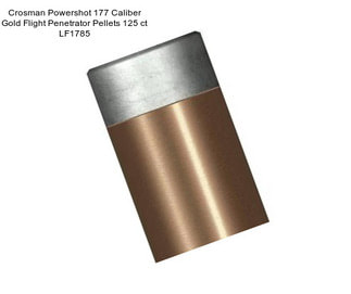 Crosman Powershot 177 Caliber Gold Flight Penetrator Pellets 125 ct LF1785