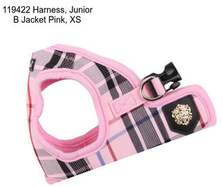 119422 Harness, Junior B Jacket Pink, XS