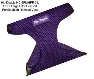 Hip Doggie HD-6PMHPR-XL Extra Large Ultra Comfort Purple Mesh Harness Vest