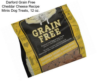 Darford Grain Free Cheddar Cheese Recipe Minis Dog Treats, 12 oz.