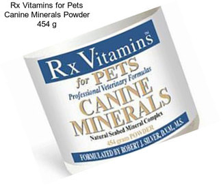 Rx Vitamins for Pets Canine Minerals Powder 454 g