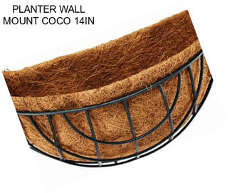 PLANTER WALL MOUNT COCO 14IN