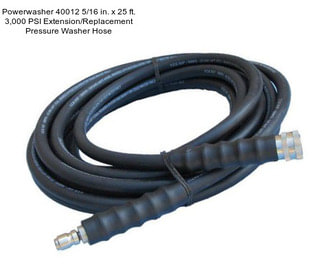 Powerwasher 40012 5/16 in. x 25 ft. 3,000 PSI Extension/Replacement Pressure Washer Hose