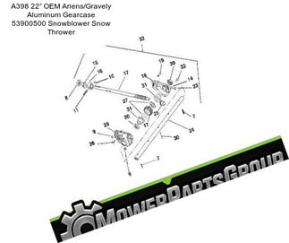 A398 22” OEM Ariens/Gravely Aluminum Gearcase 53900500 Snowblower Snow Thrower