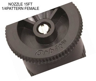 NOZZLE 15FT 1/4PATTERN FEMALE