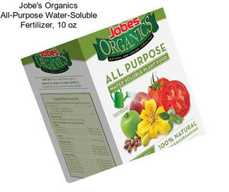 Jobe\'s Organics All-Purpose Water-Soluble Fertilizer, 10 oz