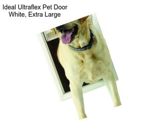 Ideal Ultraflex Pet Door White, Extra Large