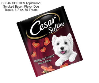 CESAR SOFTIES Applewood Smoked Bacon Flavor Dog Treats, 6.7 oz. 75 Treats