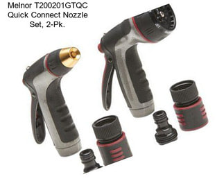 Melnor T200201GTQC Quick Connect Nozzle Set, 2-Pk.