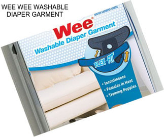WEE WEE WASHABLE DIAPER GARMENT