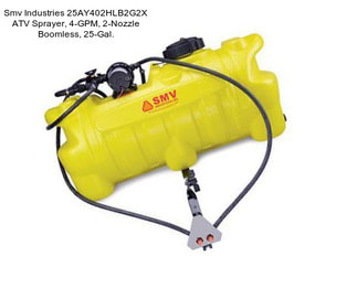 Smv Industries 25AY402HLB2G2X ATV Sprayer, 4-GPM, 2-Nozzle Boomless, 25-Gal.