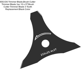 EECOO Trimmer Blade,Brush Cutter Trimmer Blade,1pc 10\