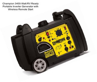 Champion 3400-Watt RV Ready Portable Inverter Generator with Wireless Remote Start