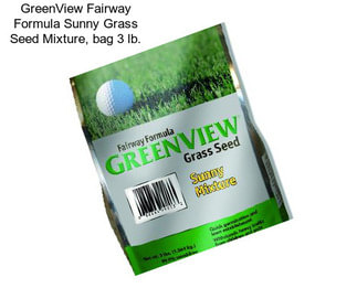 GreenView Fairway Formula Sunny Grass Seed Mixture, bag 3 lb.