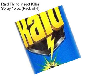 Raid Flying Insect Killer Spray 15 oz (Pack of 4)