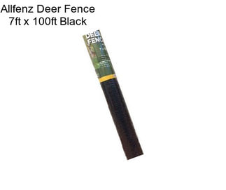 Allfenz Deer Fence 7ft x 100ft Black