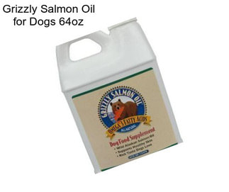 Grizzly Salmon Oil for Dogs 64oz