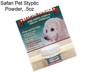 Safari Pet Styptic Powder, .5oz