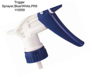Trigger Sprayer,Blue/White,PK6 110559
