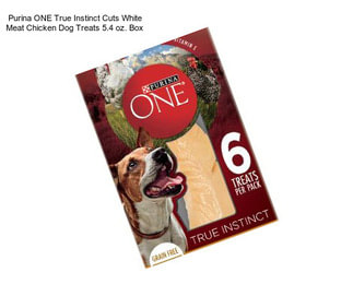 Purina ONE True Instinct Cuts White Meat Chicken Dog Treats 5.4 oz. Box