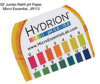 50\' Jumbo Refill pH Paper, Micro Essential, JR113