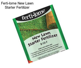 Ferti-lome New Lawn Starter Fertilizer