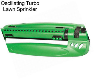 Oscillating Turbo Lawn Sprinkler