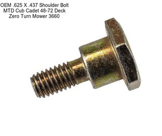 OEM .625 X .437 Shoulder Bolt MTD Cub Cadet 48\