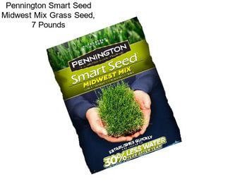 Pennington Smart Seed Midwest Mix Grass Seed, 7 Pounds