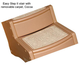 Easy Step II stair with removable carpet, Cocoa