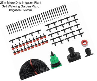 25m Micro Drip Irrigation Plant Self Watering Garden Micro Irrigation System