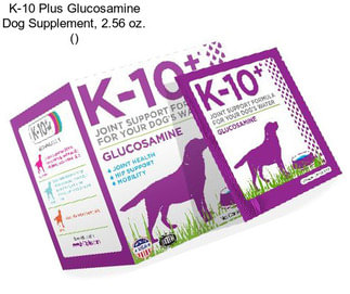 K-10 Plus Glucosamine Dog Supplement, 2.56 oz. ()