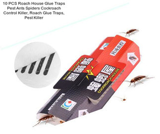 10 PCS Roach House Glue Traps Pest Ants Spiders Cockroach Control Killer, Roach Glue Traps, Pest Killer
