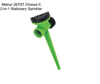 Melnor 267GT Choose It 2-In-1 Stationary Sprinkler