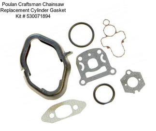 Poulan Craftsman Chainsaw Replacement Cylinder Gasket Kit # 530071894