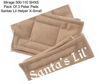 Mirage 500-110 SHXS Pack Of 3 Peter Pads Santas Lil Helper X-Small