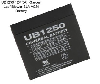 UB1250 12V 5Ah Garden Leaf Blower SLA AGM Battery