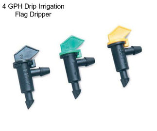 4 GPH Drip Irrigation Flag Dripper