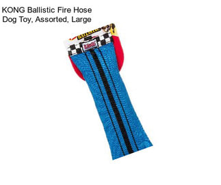 KONG Ballistic Fire Hose Dog Toy, Assorted, Large