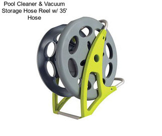 Pool Cleaner & Vacuum Storage Hose Reel w/ 35\' Hose