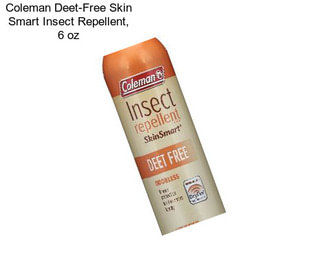 Coleman Deet-Free Skin Smart Insect Repellent, 6 oz