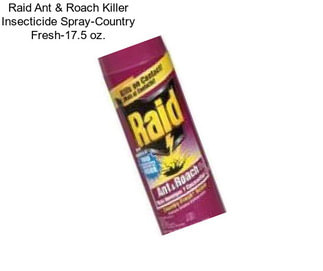 Raid Ant & Roach Killer Insecticide Spray-Country Fresh-17.5 oz.