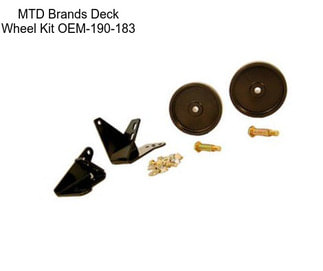 MTD Brands Deck Wheel Kit OEM-190-183