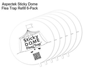 Aspectek Sticky Dome Flea Trap Refill 6-Pack