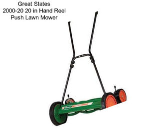 Great States 2000-20 20 in Hand Reel Push Lawn Mower